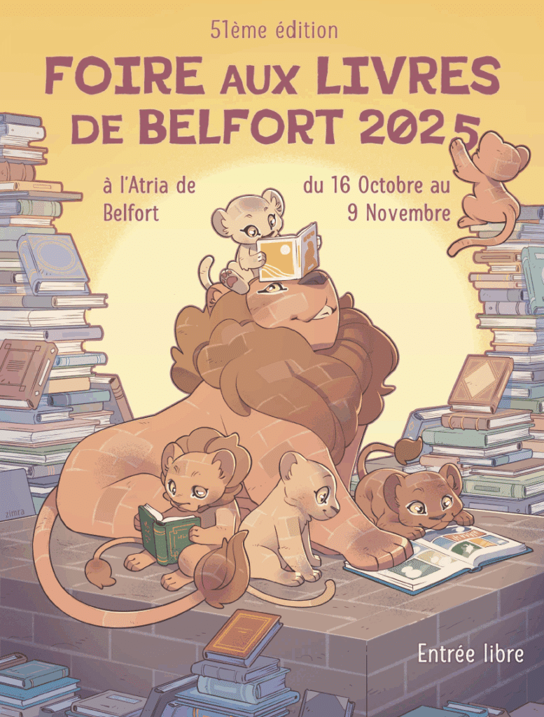 Affiche Foire aux Livres Belfort 2025